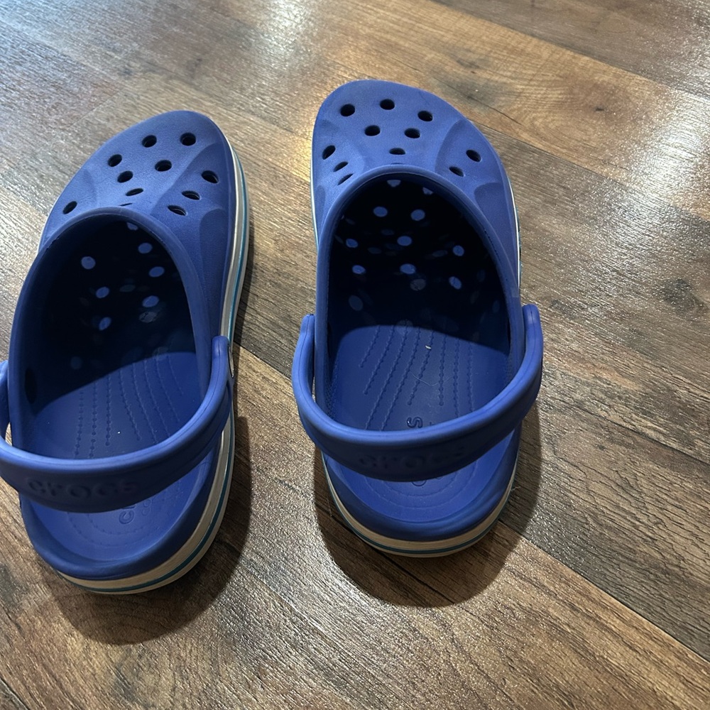 CROCS Bayaband Mens 8/Womens 10 Cerulean Ocean Blue Water Shoes - Picture 3 of 6